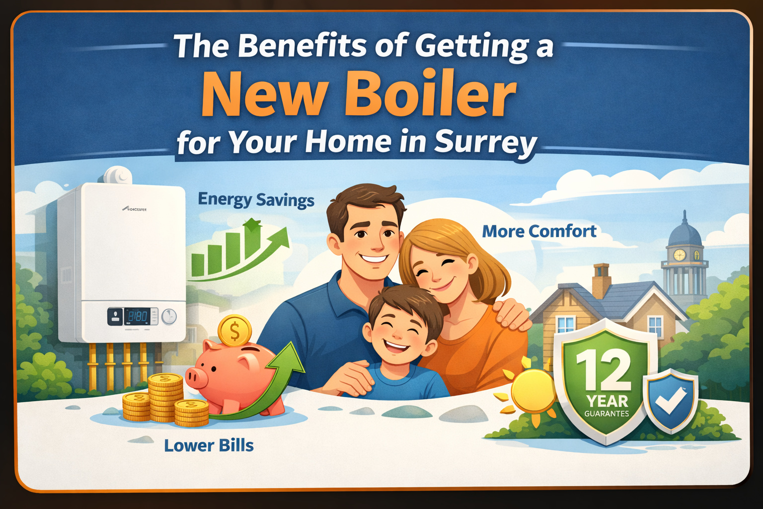 Read more about the article The Benefits of Getting a New Boiler for Your Home in Surrey
